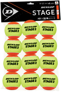 Dunlop Stage 2 Orange Tennis Ball Bag 12