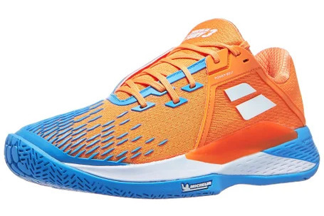 Babolat Propulse Fury 3 AC Mens Tennis Shoe Orange Peel