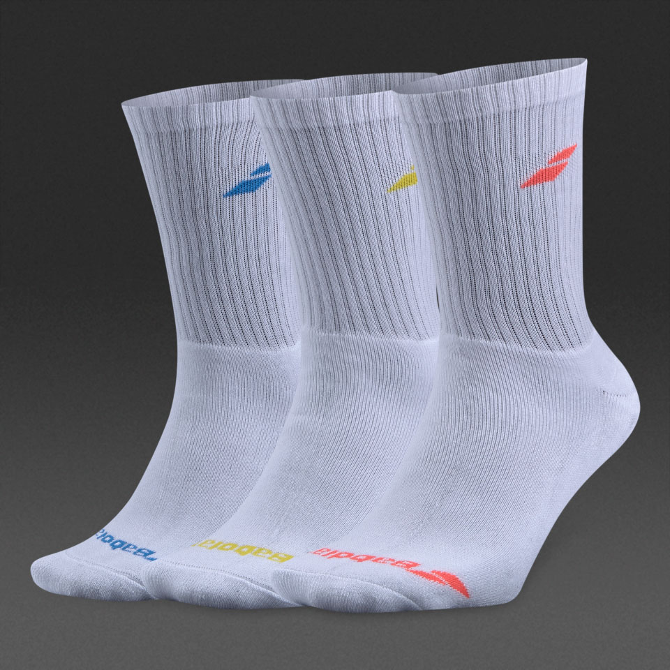 Babolat White Socks 3 Pack