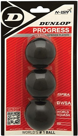 Dunlop Progress 3pk Squash Balls