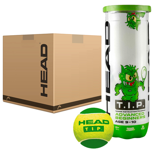 Head TIP Green 72 Tennis Ball Carton