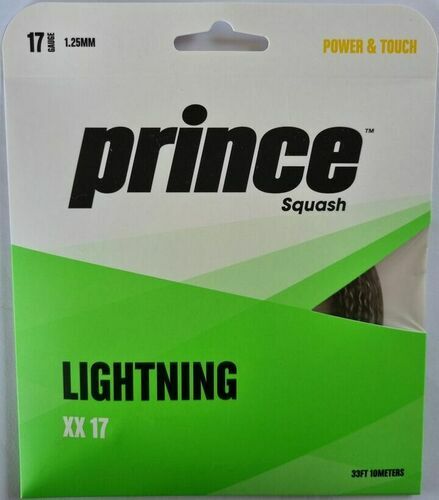 Prince Squash Lightning XX17 String Set Black