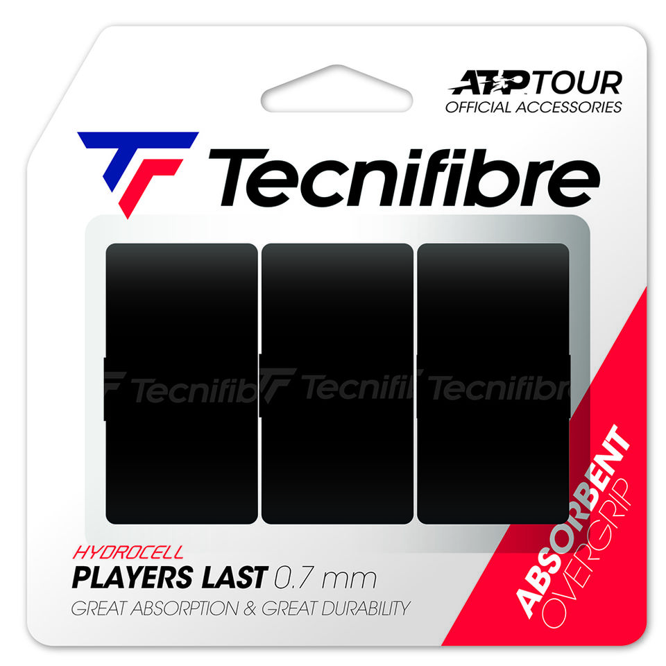 Tecnifibre Absorbent Overgrip 3 Pack
