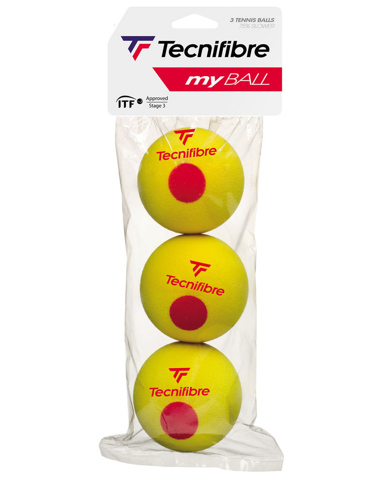 Tecnifibre My Ball Foam Tennis Ball 3 Pack