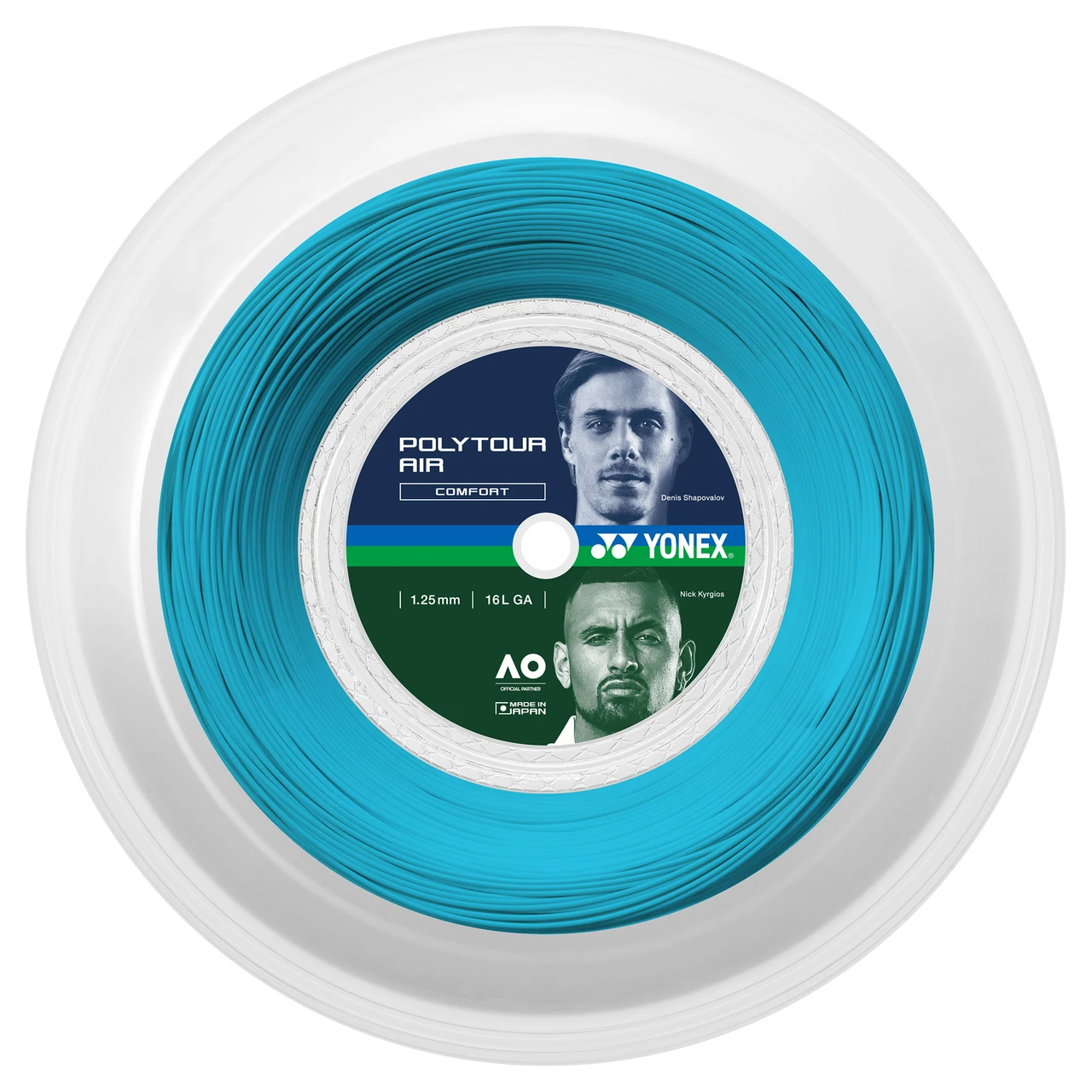 Yonex Poly Tour Air 1.25mm Reel Sky Blue