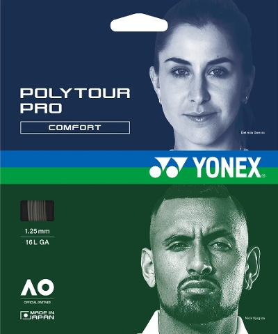 Yonex poly Tour Pro 1.25mm Set Black