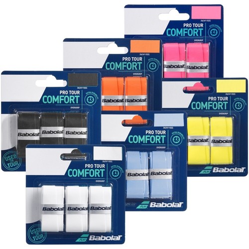 Babolat Pro Tour Overgrip 3 Pack White