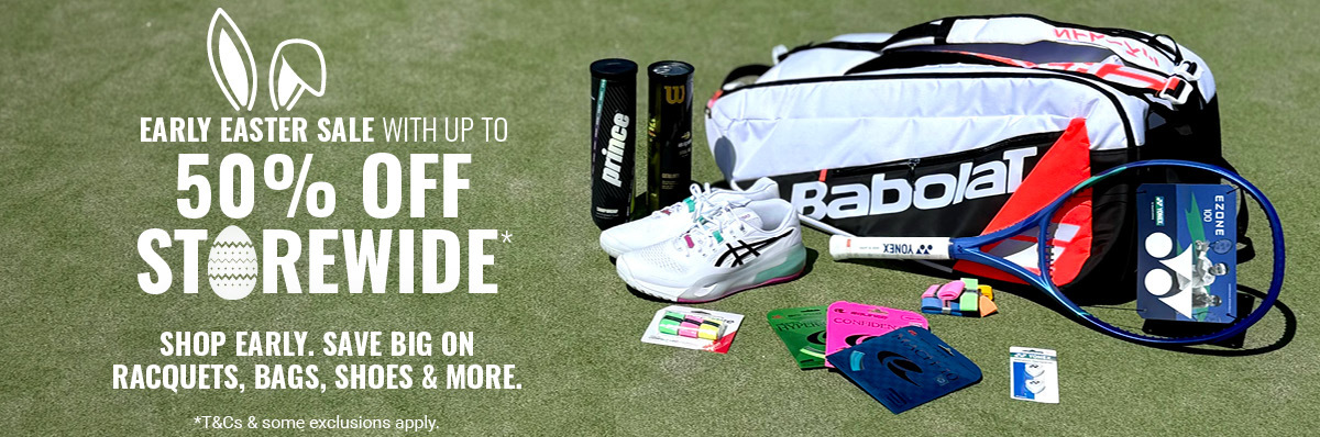 Smash Tennis Pro Shop Early Easter Sale 