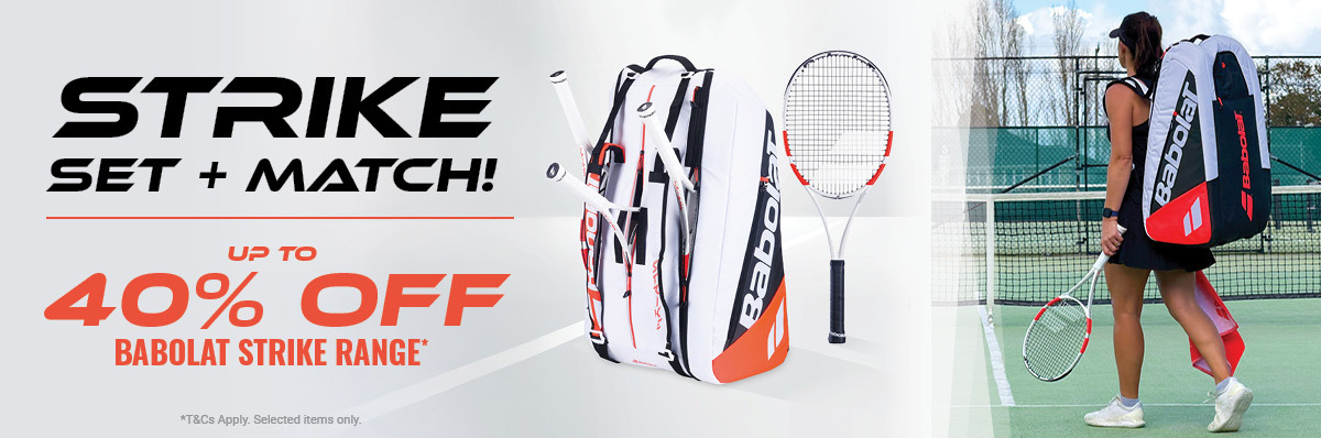 Up to 40% off Babolat Strike Range