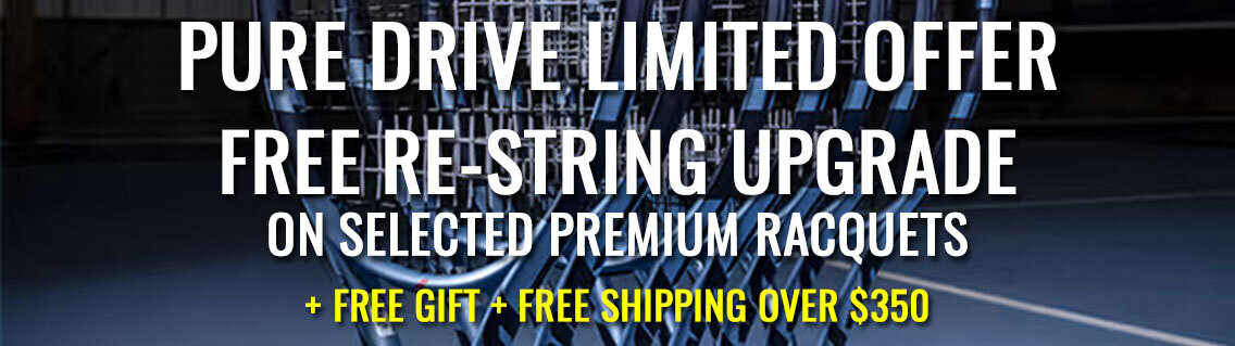 Babolat Pure Drive Limited Offer free re-string upgrade