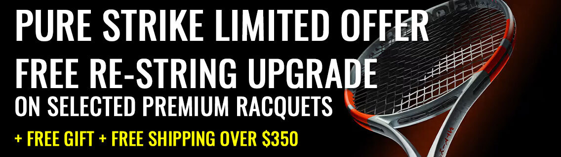 Babolat Pure Strike Limited Offer free re-string upgrade