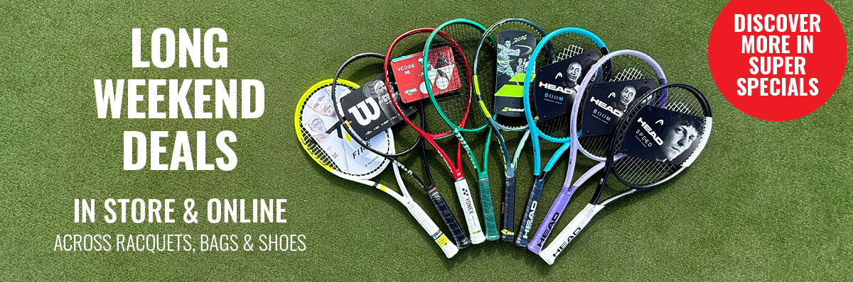 Smash Tennis Pro Shop Long Weekend Deals