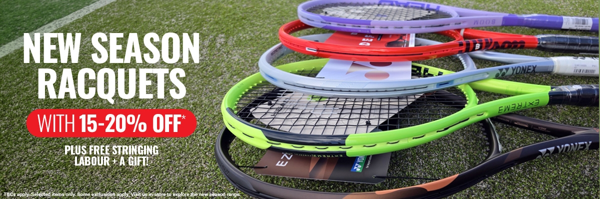 Smash Tennis Pro Shop New Season Racquets Special Offer
