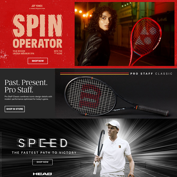 Smash Tennis Pro Shop Tennis Racquets