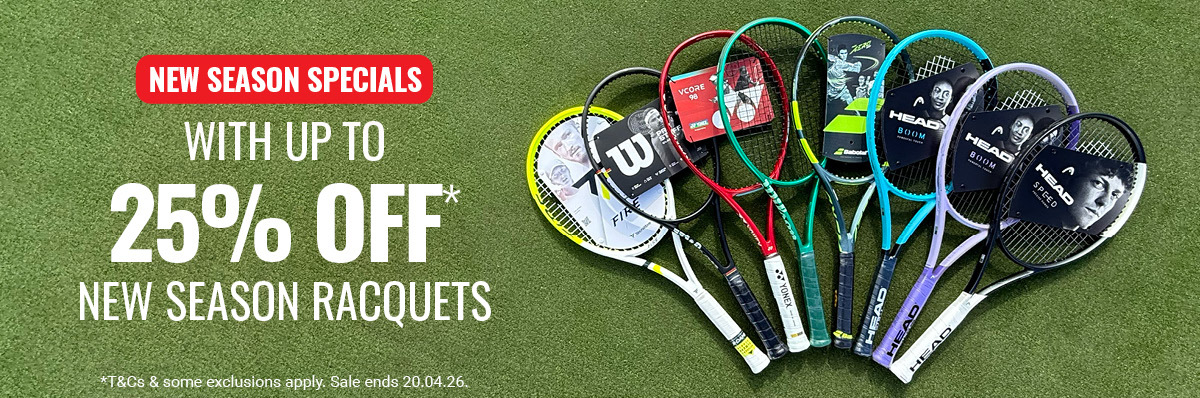 Smash Tennis Pro Shop New Season Specials 